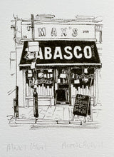 Load image into Gallery viewer, Illustration print: Max’s Sandwich Shop
