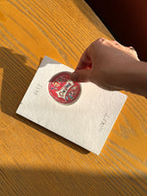 Load image into Gallery viewer, Sticker card! Christmas chocolate box card, A6