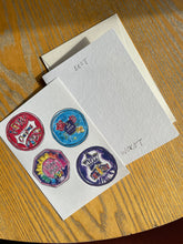 Load image into Gallery viewer, Sticker card! Christmas chocolate box card, A6