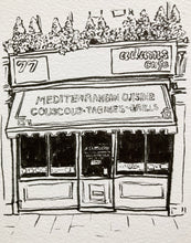 Load image into Gallery viewer, Illustration print: Adam's Cafe