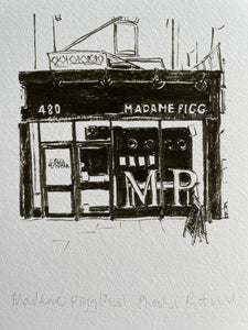 Illustration print: Madame Pigg