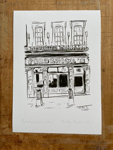 Illustration print: Frederick's