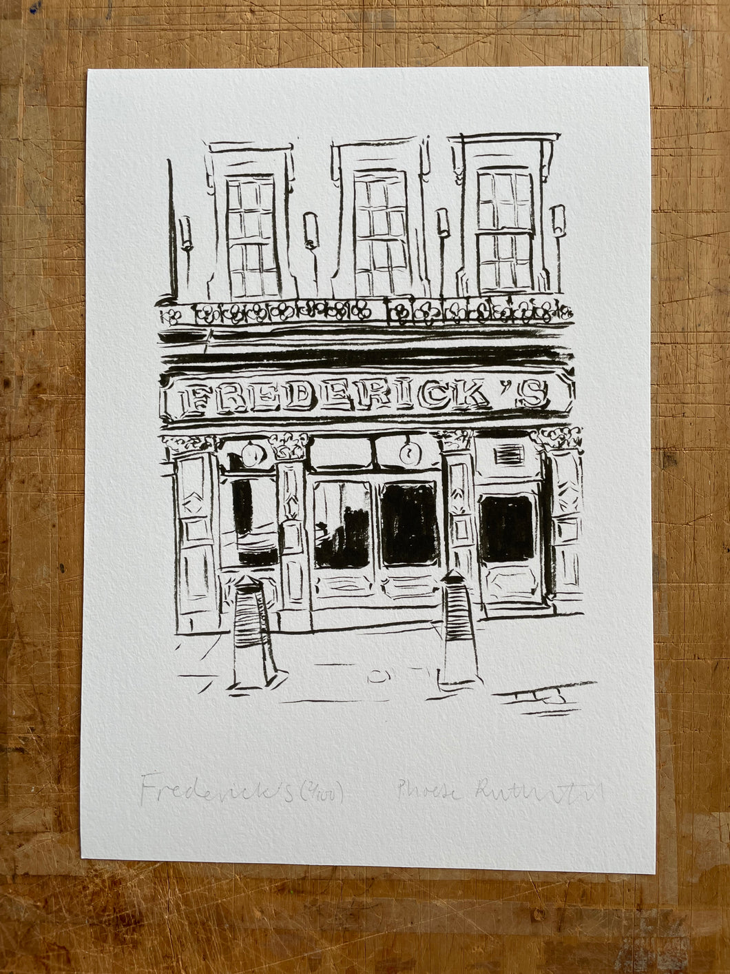 Illustration print: Frederick's