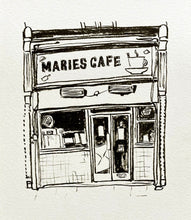 Load image into Gallery viewer, Illustration print: Maries Cafe
