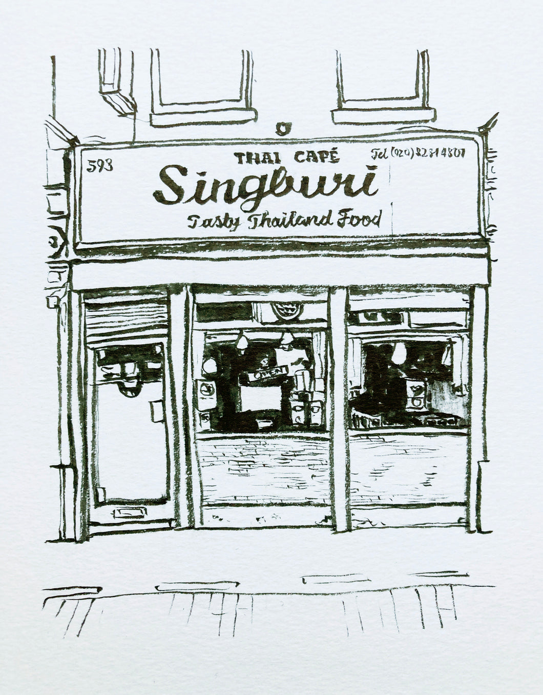 Illustration print: Singburi