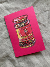 Load image into Gallery viewer, Pink chilli oil card, A6

